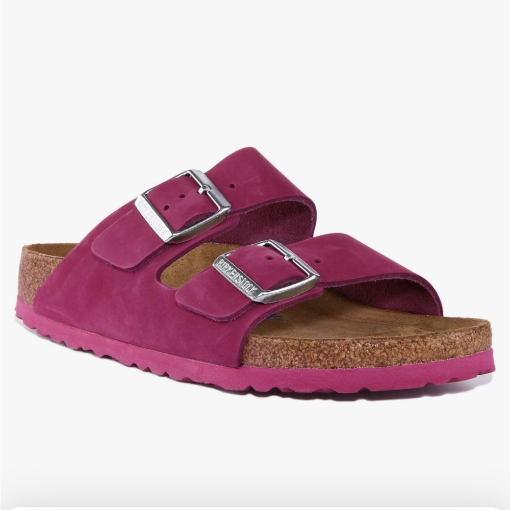 Birkenstock Arizona Sandal Fuchsia Pink Suede